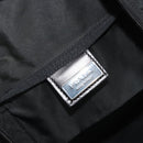 PRADA Boston Bag Nylon Black Silver Auth 191276A-20