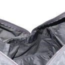PRADA Boston Bag Nylon Black Silver Auth 191276A-22