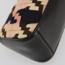 PRADA Shoulder Bag Knitted Fabrics Pink Silver Auth 191277V-17