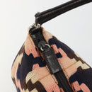PRADA Shoulder Bag Knitted Fabrics Pink Silver Auth 191277V-19