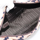PRADA Shoulder Bag Knitted Fabrics Pink Silver Auth 191277V-9