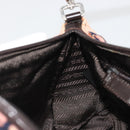PRADA Shoulder Bag Knitted Fabrics Pink Silver Auth 191277V-22