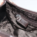 PRADA Shoulder Bag Knitted Fabrics Pink Silver Auth 191277V-23
