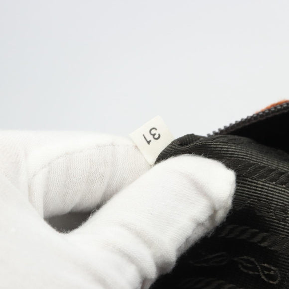 PRADA Shoulder Bag Knitted Fabrics Pink Silver Auth 191277V