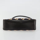 PRADA Shoulder Bag Knitted Fabrics Pink Silver Auth 191277V-5