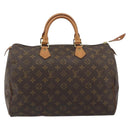 LOUIS VUITTON Monogram Speedy 35 Hand Bag M41524 LV Auth 191278-13