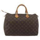LOUIS VUITTON Monogram Speedy 35 Hand Bag M41524 LV Auth 191278-2