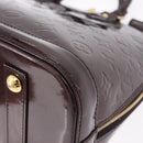 LOUIS VUITTON Monogram Vernis Alma GM Hand Bag Amarante M93595 LV Auth 191281-17
