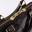 LOUIS VUITTON Monogram Vernis Alma GM Hand Bag Amarante M93595 LV Auth 191281-18
