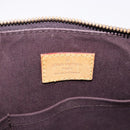 LOUIS VUITTON Monogram Vernis Alma GM Hand Bag Amarante M93595 LV Auth 191281-19