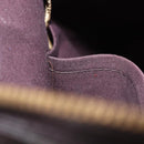 LOUIS VUITTON Monogram Vernis Alma GM Hand Bag Amarante M93595 LV Auth 191281-12