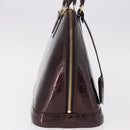 LOUIS VUITTON Monogram Vernis Alma GM Hand Bag Amarante M93595 LV Auth 191281-4