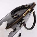 LOUIS VUITTON Monogram Vernis Alma GM Hand Bag Amarante M93595 LV Auth 191281-7