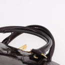 LOUIS VUITTON Monogram Vernis Alma GM Hand Bag Amarante M93595 LV Auth 191281-9