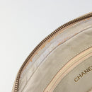 CHANEL Matelasse Chain Shoulder Bag Lamb Skin Beige Gold CC Auth 191285-9