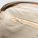 CHANEL Matelasse Chain Shoulder Bag Lamb Skin Beige Gold CC Auth 191285-22