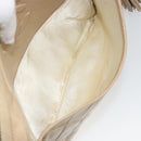 CHANEL Matelasse Chain Shoulder Bag Lamb Skin Beige Gold CC Auth 191285-11