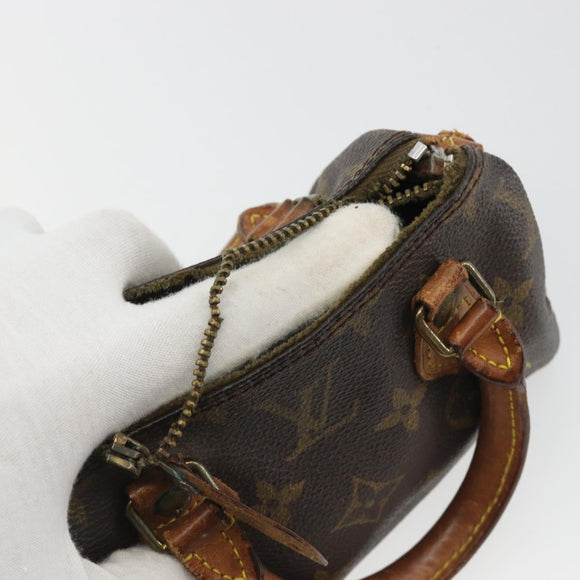 LOUIS VUITTON Monogram Mini Speedy Hand Bag M41534 LV Auth 191286