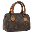 LOUIS VUITTON Monogram Mini Speedy Hand Bag M41534 LV Auth 191286-1