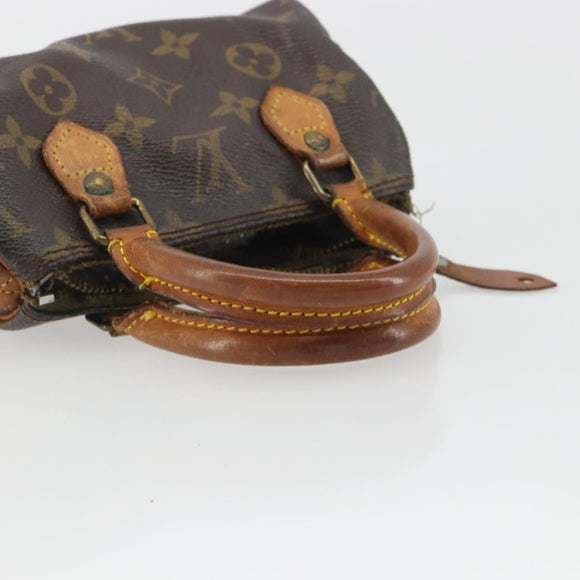 LOUIS VUITTON Monogram Mini Speedy Hand Bag M41534 LV Auth 191286