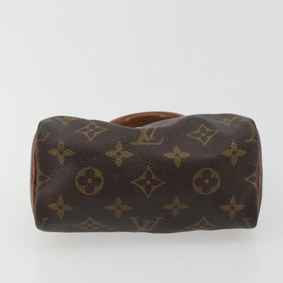 LOUIS VUITTON Monogram Mini Speedy Hand Bag M41534 LV Auth 191286