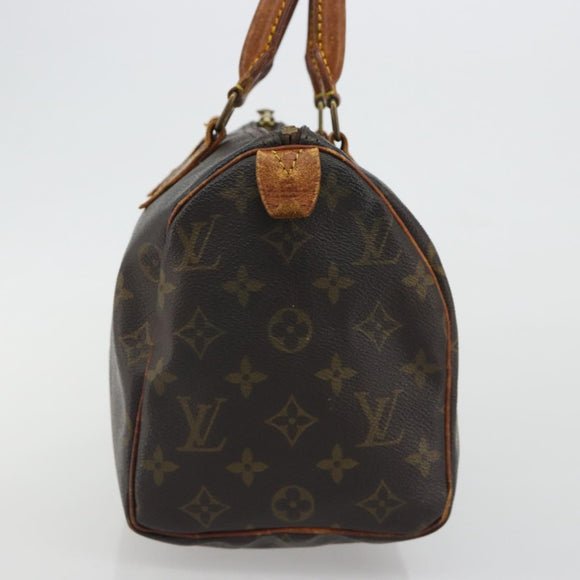 LOUIS VUITTON Monogram Speedy 25 Hand Bag M41528 LV Auth 191287