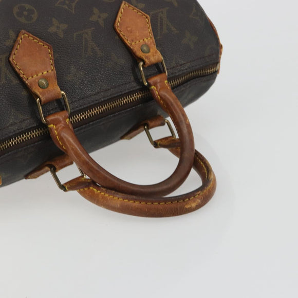 LOUIS VUITTON Monogram Speedy 25 Hand Bag M41528 LV Auth 191287