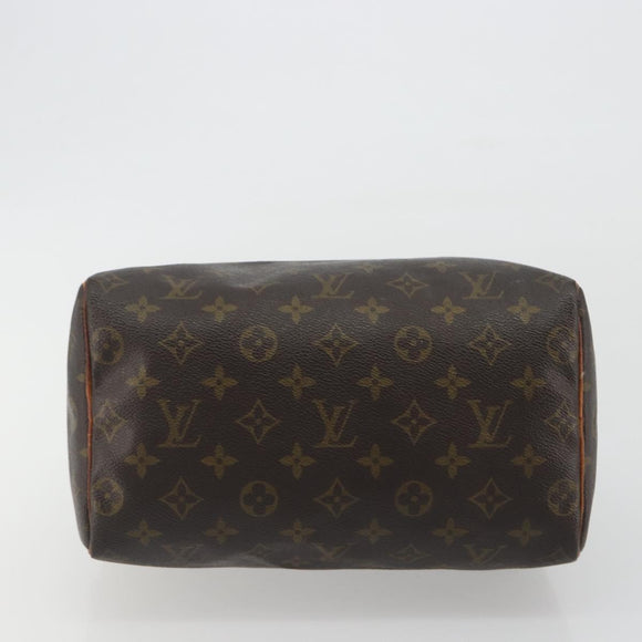 LOUIS VUITTON Monogram Speedy 25 Hand Bag M41528 LV Auth 191287
