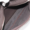 Miu Miu Shoulder Bag Cotton Jersey Brown Silver Auth 191297A-24