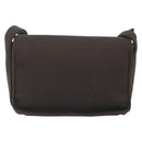 Miu Miu Shoulder Bag Cotton Jersey Brown Silver Auth 191297A-3