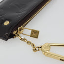 LOUIS VUITTON Monogram Vernis Pochette Cles Purse Amarante M93557 Auth 191300A-8