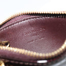 LOUIS VUITTON Monogram Vernis Pochette Cles Purse Amarante M93557 Auth 191300A-17