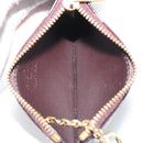 LOUIS VUITTON Monogram Vernis Pochette Cles Purse Amarante M93557 Auth 191300A-10
