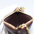 LOUIS VUITTON Monogram Vernis Pochette Cles Purse Amarante M93557 Auth 191300A-18