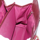 Christian Dior Trotter Canvas Hand Bag Red Gold Auth 191301V-19