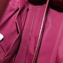 Christian Dior Trotter Canvas Hand Bag Red Gold Auth 191301V-20