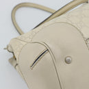 GUCCI GG Canvas Guccissima Mayfair Bag Leather Beige Gold 257063 Auth 191307A-9