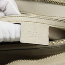GUCCI GG Canvas Guccissima Mayfair Bag Leather Beige Gold 257063 Auth 191307A-19