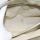 GUCCI GG Canvas Guccissima Mayfair Bag Leather Beige Gold 257063 Auth 191307A-10