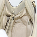 GUCCI GG Canvas Guccissima Mayfair Bag Leather Beige Gold 257063 Auth 191307A-21