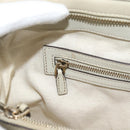 GUCCI GG Canvas Guccissima Mayfair Bag Leather Beige Gold 257063 Auth 191307A-22