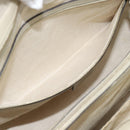 GUCCI GG Canvas Guccissima Mayfair Bag Leather Beige Gold 257063 Auth 191307A-23