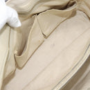 GUCCI GG Canvas Guccissima Mayfair Bag Leather Beige Gold 257063 Auth 191307A-26