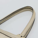 GUCCI GG Canvas Guccissima Mayfair Bag Leather Beige Gold 257063 Auth 191307A-14
