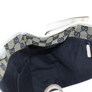 GUCCI Abbey Tote Bag Leather White Gold 130736 Auth 191308V-19
