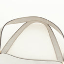 GUCCI Abbey Tote Bag Leather White Gold 130736 Auth 191308V-7