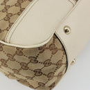 GUCCI GG Canvas Princi Tote Bag Beige Gold 163805 Auth 191309V-9