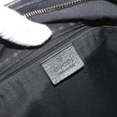 GUCCI GG Canvas Abbey Shoulder Bag Black Gold 131326 Auth 191311A-19
