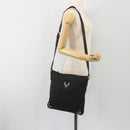 GUCCI GG Canvas Abbey Shoulder Bag Black Gold 131326 Auth 191311A-24