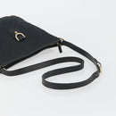 GUCCI GG Canvas Abbey Shoulder Bag Black Gold 131326 Auth 191311A-7
